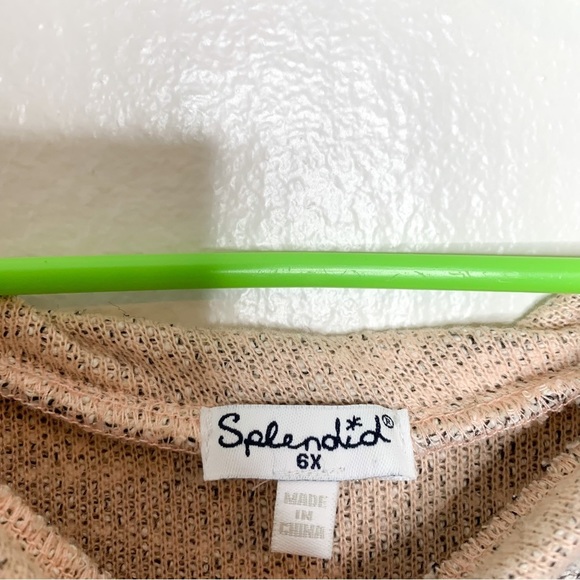 Splendid Girls Metallic Tweed Short‎ Sleeve Mini Dress 6X - Picture 6 of 8